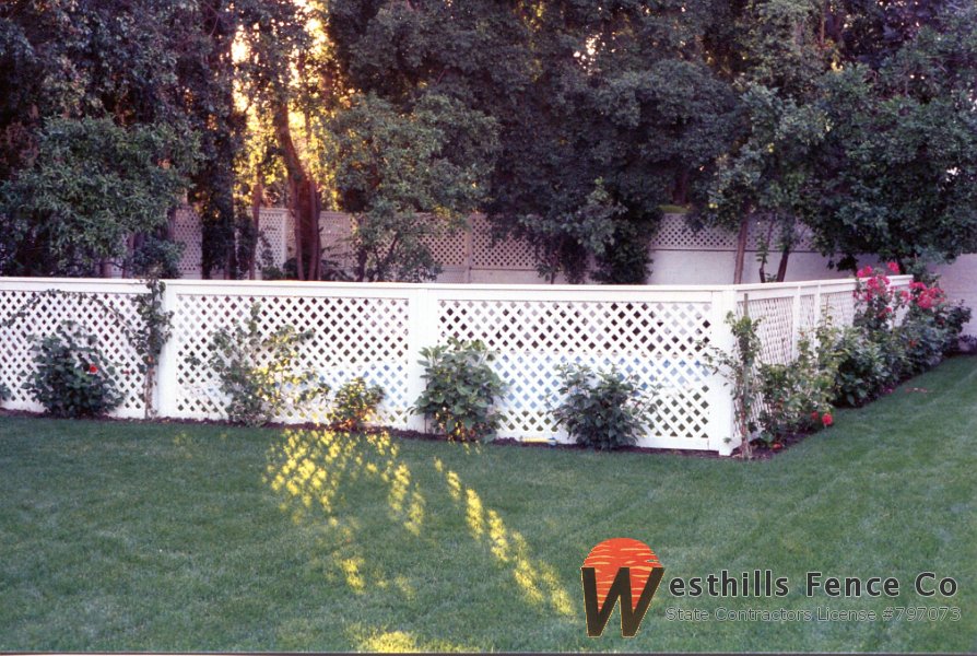 Diamond lattice fence (2)