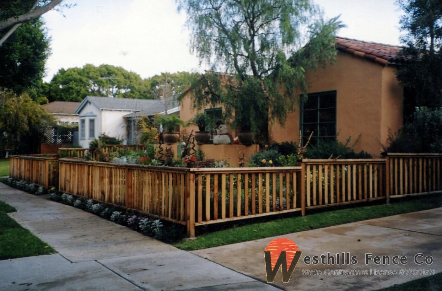 1x3 picket fence