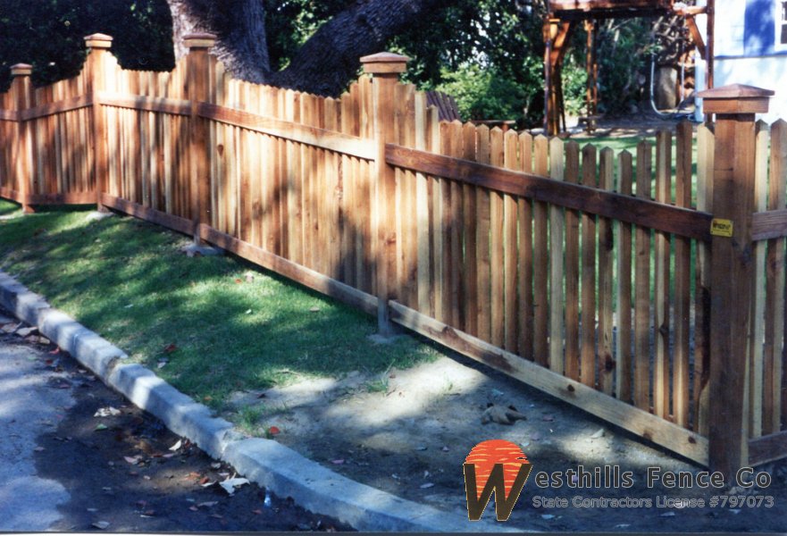 2x2 picket fence