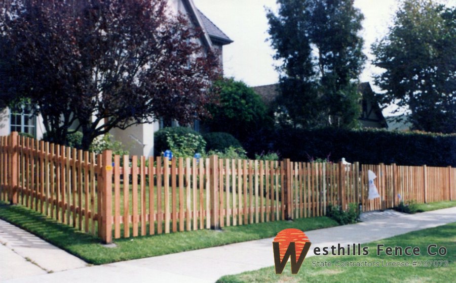 Dog-ear picket fence (3)