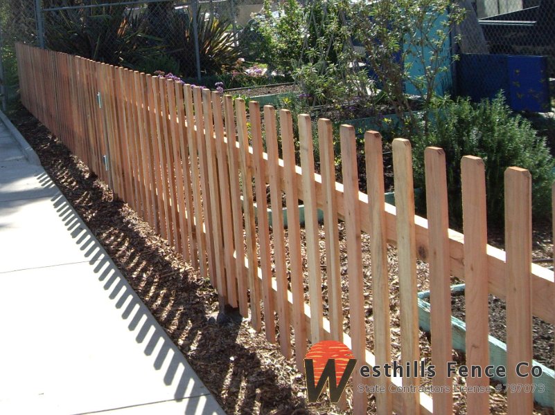 Dog-ear picket fence (4)