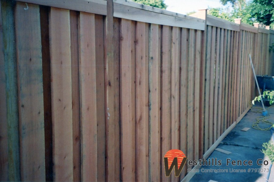 Board on board exposed post with fascial and 2x4 cap