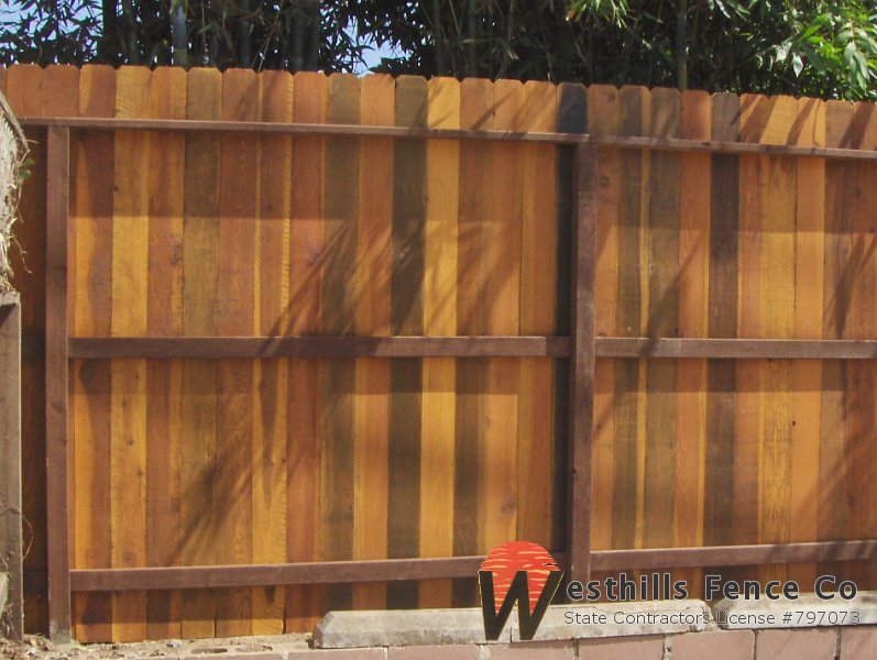 Butted board with treated frame