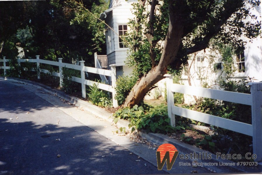 2x6 rail fence