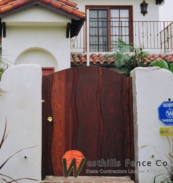 1x12 redwood walk gate