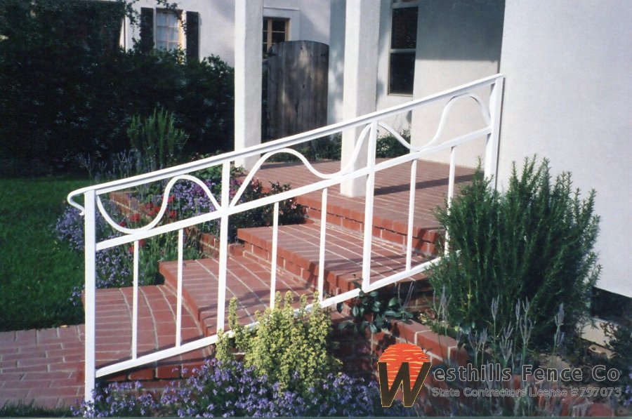 Iron hand rail