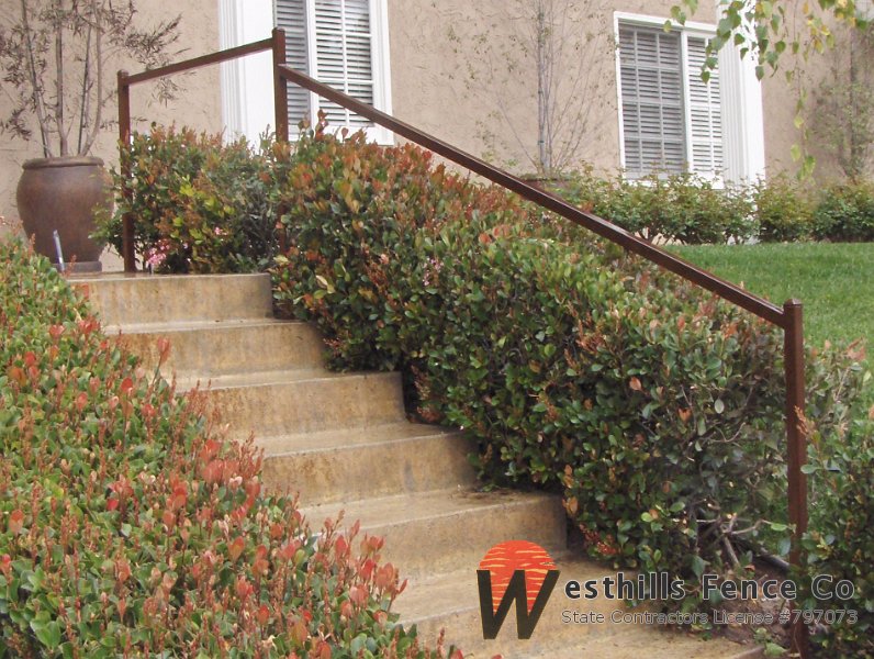 Simple iron hand rail
