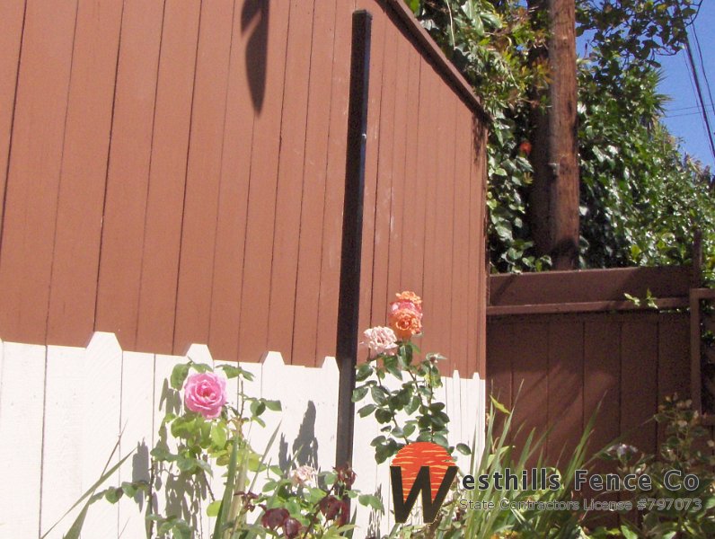 2 square iron bracing posts