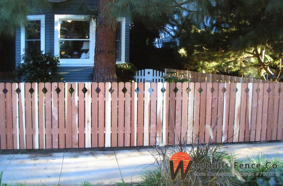 Custrom picket fence