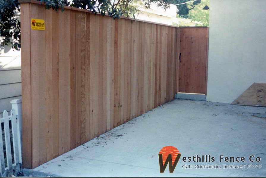 Butted board with 2x4 cap