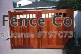 Custom double wood gates - Copy